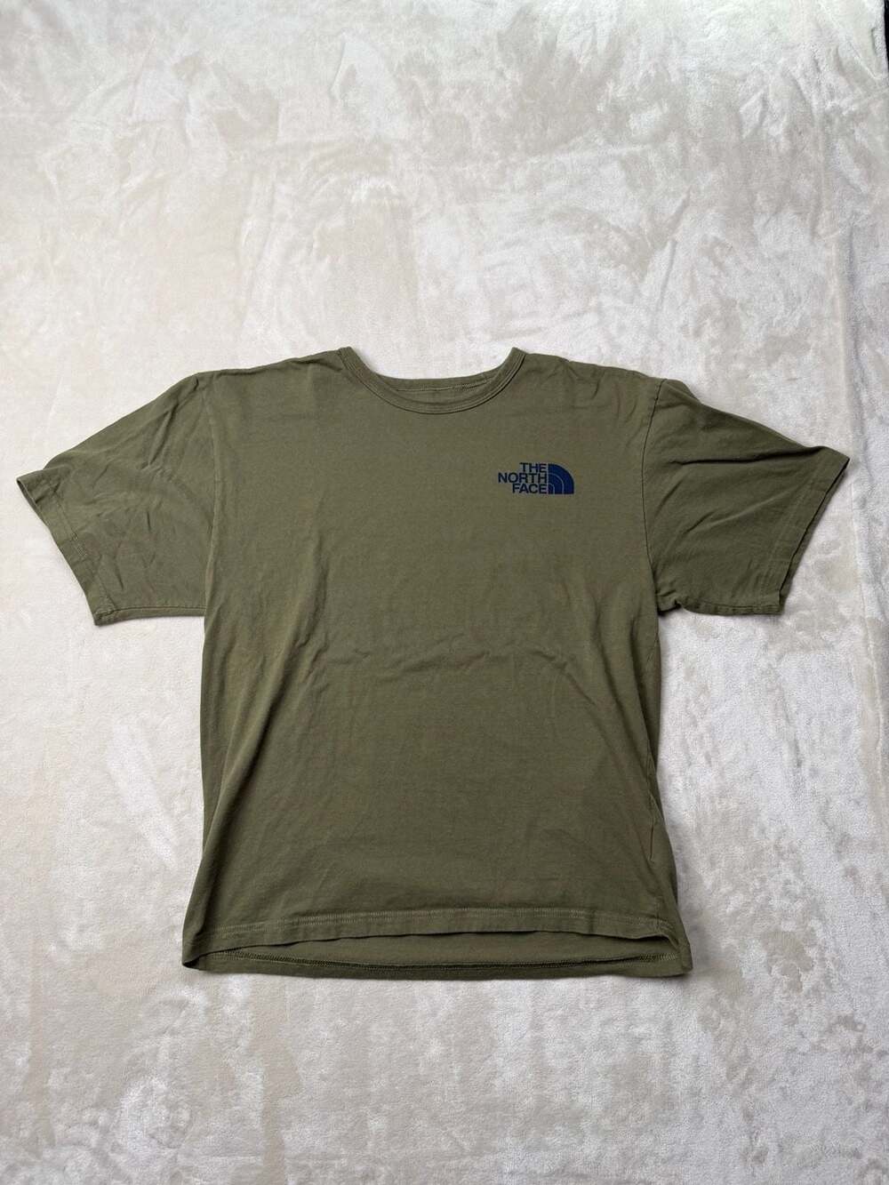 The North Face Graphic T-Shirt Size S Green Logo Tee